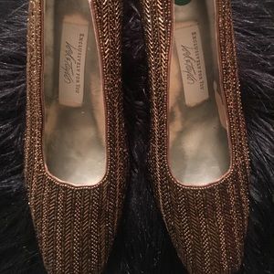 Lord and Taylor Bronze Heels